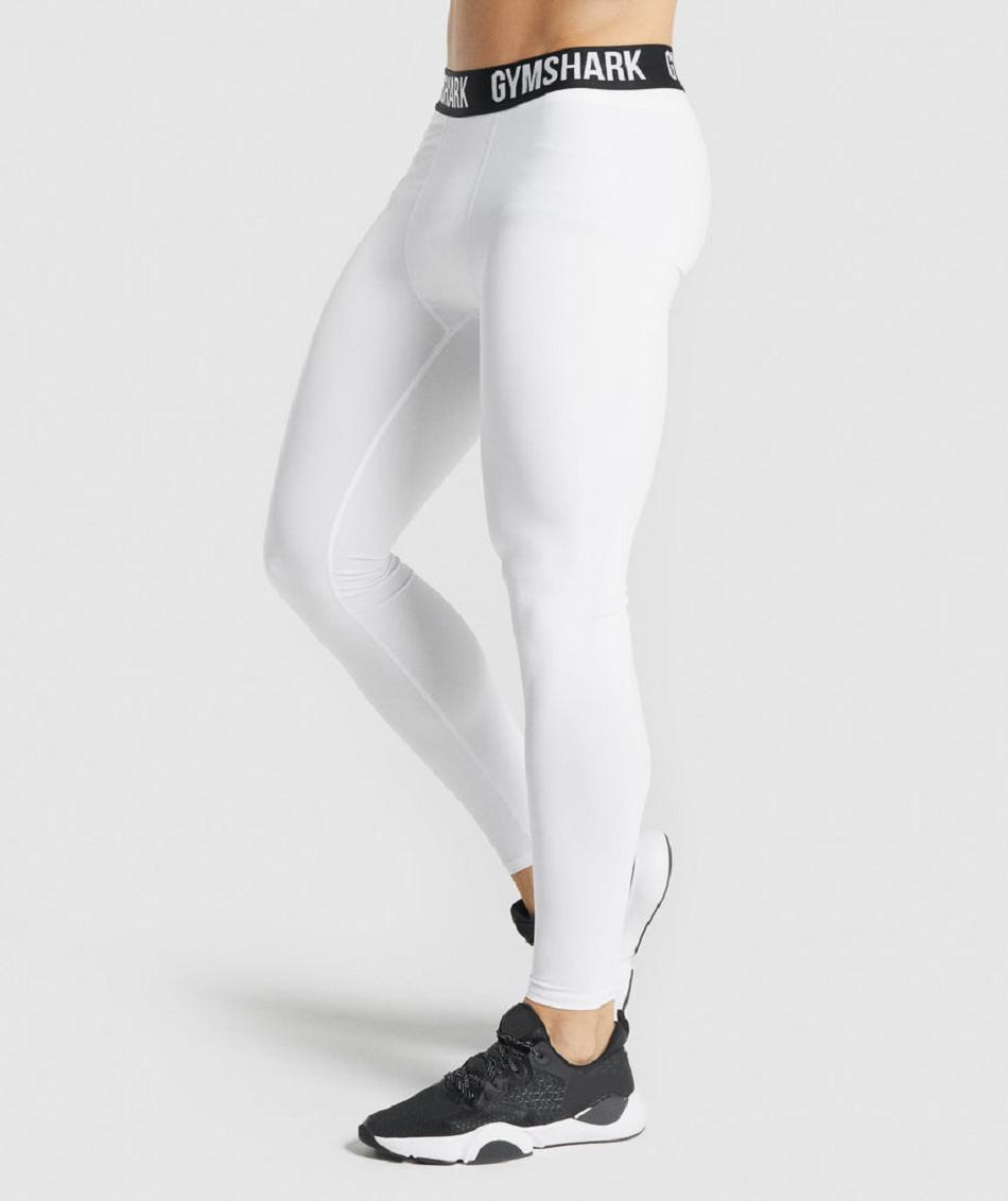 Leggins Gymshark Element Baselayer Hombre Blancas | CO 3945FDN